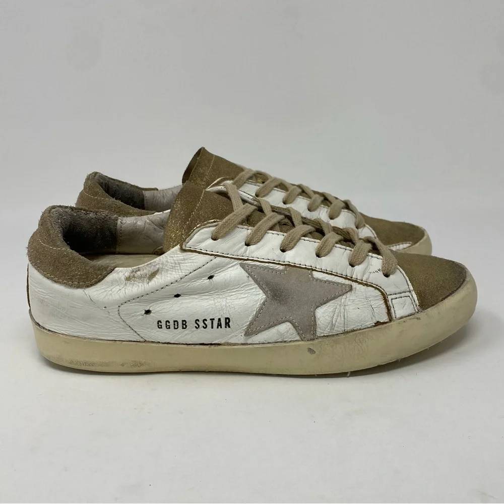 Golden Goose leather sneakers size 37/US7 - Picture 2 of 10